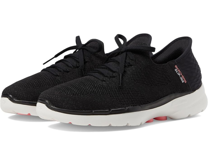 SKECHERS Go Walk 6 Lovely Day с технологией Hands Free Slip-Ins и стелькой Goga Mat