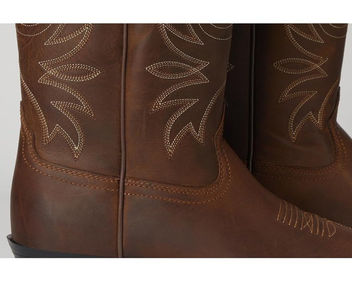 Ariat Heritage Western R Toe ковбойские сапоги с темно-коричневой кожей