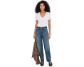 Madewell Northside V-Neck Tee из 100% хлопка с прямым подолом
