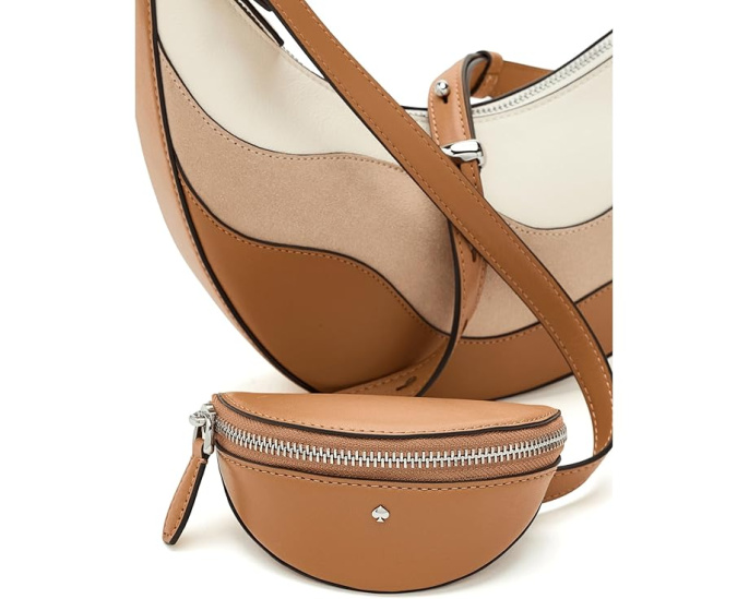 Сумка кроссбоди Duo Wavy Suede от Kate Spade New York из замши