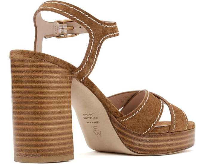 Туфли Dayna Saddle Platform Stuart Weitzman на платформе и каблуке