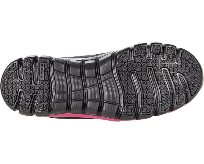 Кроссовки Reebok Sublite Cushion Work Comp Toe EH Черно-розовые