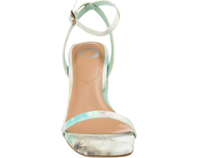 Туфли Journee Collection Chasity Pump зеленые на каблуке