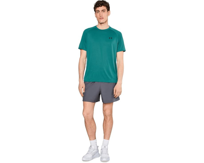 Under Armour шорты Tech Woven длиной 5 дюймов с эластичным поясом и вентилируемыми боковинами