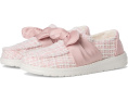 Детские слипоны Hey Dude Kids Wendy Bow Tweed с бантом и текстильным верхом