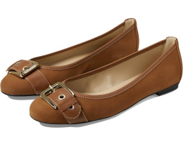 Балетки French Sole Ditto из замши с декоративной пряжкой
