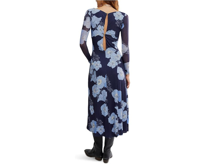 Free People платье Calla Midi с цветочным принтом