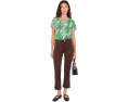 Джинсы Lilly Pulitzer Annet High-Rise Crop Flare с высокой посадкой