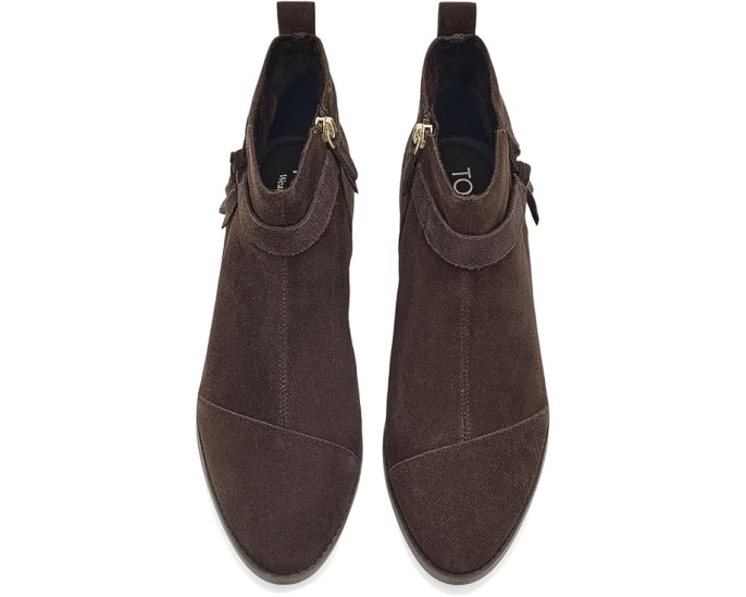 Ботинки TOMS Stacey с бахромой и замшевые