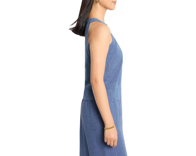 Льняной топ NIC+ZOE Rumba Linen Pop On