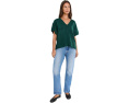 Топ Vince Camuto V-Neck Boxy Short Sleeve с V-образным вырезом