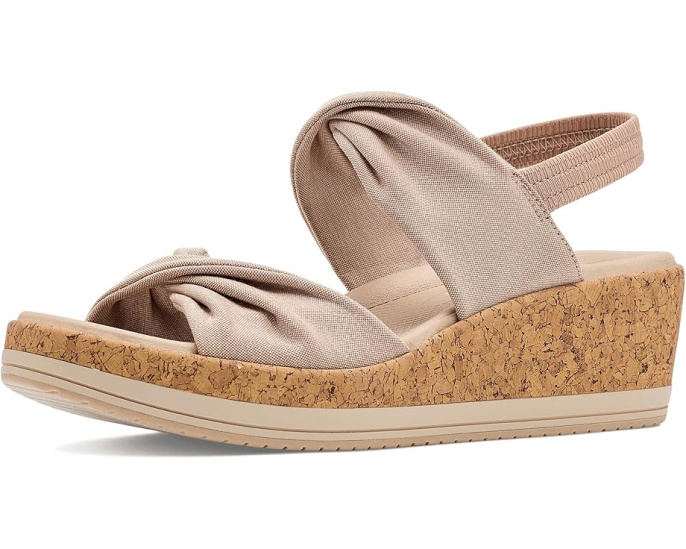 Сандалии Riley Slingback на клине с эластичным верхом LifeStride