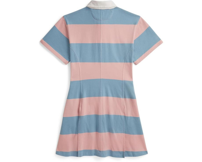 Полосатое хлопковое платье-регби Polo Ralph Lauren