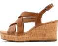 Сандалии Clarks Sabina Sling на пробковом клине с регулируемым ремешком