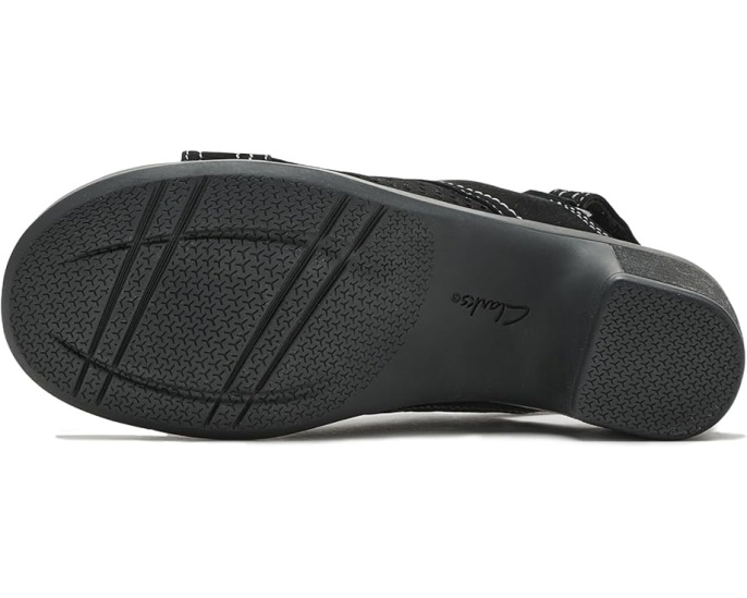 Босоножки на устойчивом каблуке Clarks Emily 2 Mist с регулируемой застежкой