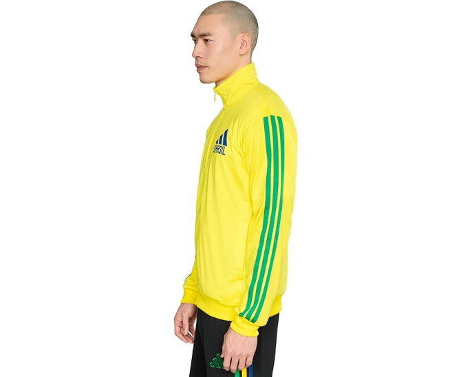 Олимпийка Adidas Brazil Olp ярко-желтая