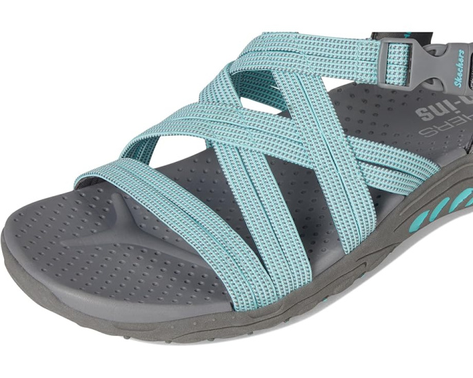 Сандалии Skechers Reggae Morning Light с эластичным верхом и подошвой Reggae
