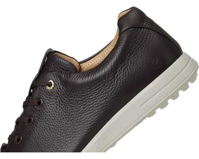 Водонепроницаемые гольф-кроссовки ECCO Golf Street Retro Hybrid с кожаным верхом