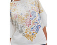 Free People Футболка Heirloom Printed с принтом