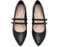 Туфли Clarks Natalyn Jane из кожи с ремешками