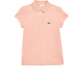 Детское поло Lacoste с воротником фестончиком Scallop Collar Polo