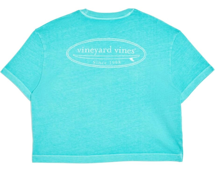 Детский укороченный топ с круглым вырезом от vineyard vines