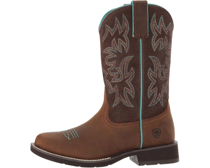 Сапоги Ariat Delilah с круглым мысом коричневые