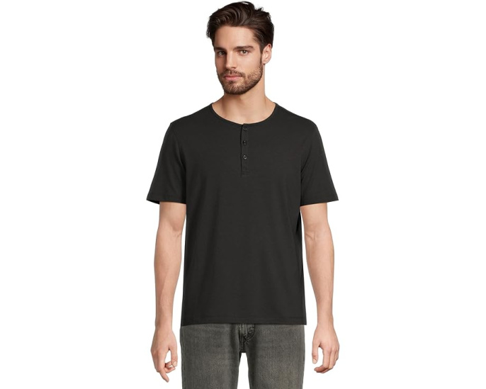Хенли UNTUCKit EcoSoft Short Sleeve Henley из экологичной ткани