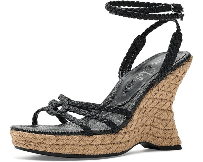 Сандалии Sam Edelman Mindie на танкетке с круглым мысом