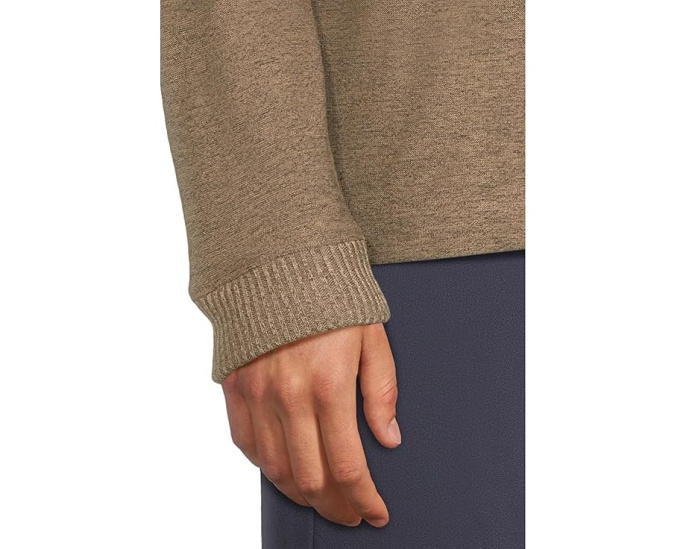 Джемпер Johnston & Murphy Melange Pullover с рубчатыми манжетами
