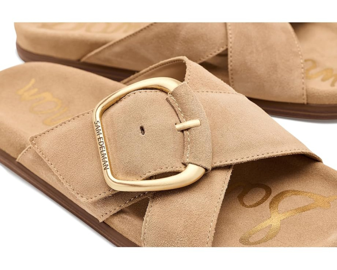 Сандалии Sam Edelman Darla с круглым открытым носком и пряжкой