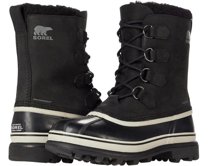 Зимние ботинки SOREL Caribou с водонепроницаемой кожей и войлочным сапогом