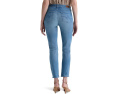 Джинсы AG Mari Mid-Rise Slim Straight Crop цвета атлантис