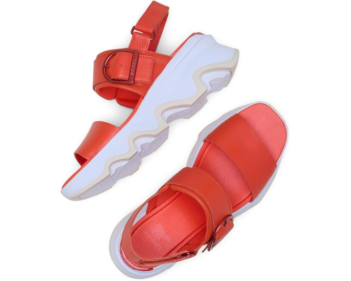 SOREL Kinetic Impact Wedge кроссовки-клин из замши и кожи