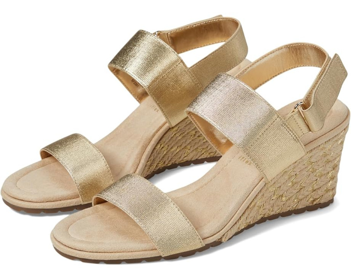 Босоножки Anne Klein Silvy на платформе с двумя ремешками