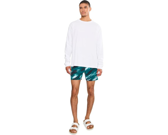 The Color Blitz Eagles 5.5" (Classic Lined Swim Trunks)