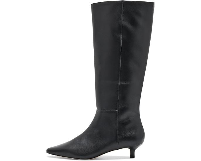 Francesca Calfskin Tall Boot Heels