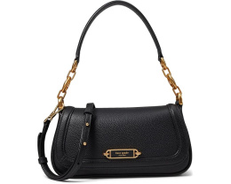 Gramercy Pebbled Leather Small Flap Shoulder Bag