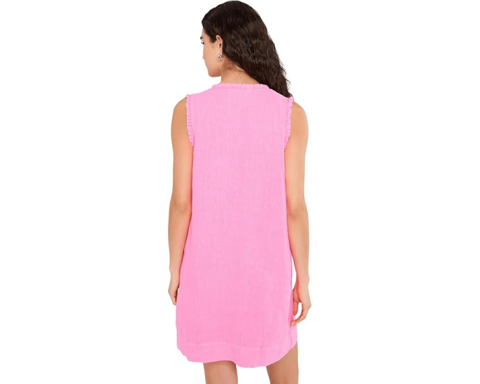 Платье льняное Kavalla от Lilly Pulitzer с рюшами