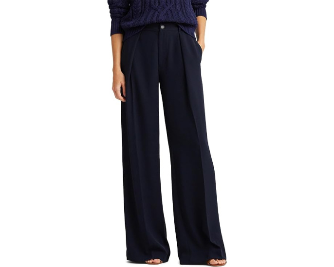 Брюки клеш из жоржета Lauren Ralph Lauren