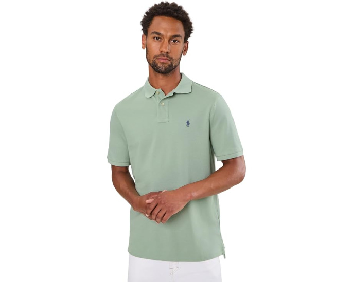 Классическая поло Polo Ralph Lauren The Iconic Mesh с вышитым пони