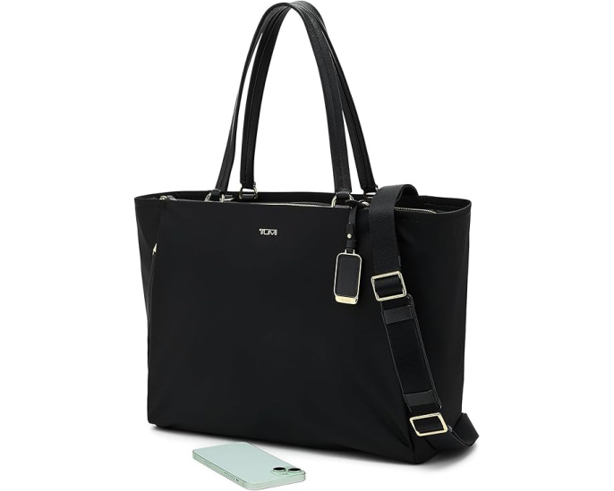 Tumi сумка Valetta Large Tote кожаная с цепочкой