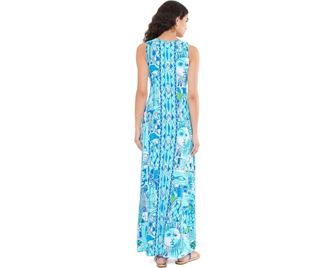 Макси-платье Lilly Pulitzer Ellison с принтом и расклешенной юбкой
