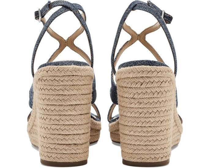 Босоножки Nine West Adriane на танкетке с открытым мысом