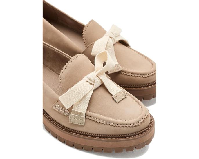 Лоферы TOMS Cara Bow с бантом и замшевым верхом