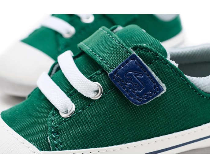 See Kai Run Первые шаги Stevie Mini из денима с гибкой подошвой для малышей