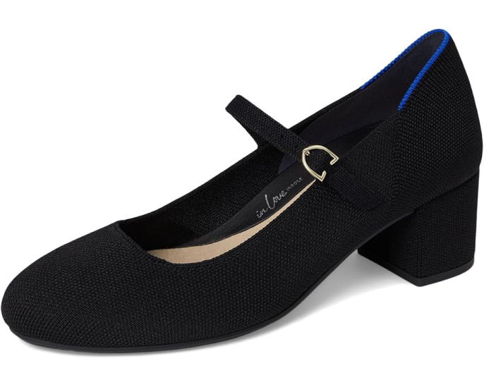 Туфли Rothy's The Mary Jane Heel на устойчивом каблуке 5 см