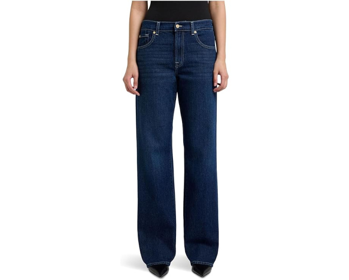 Брюки 7 For All Mankind Tess с завышенной талией и прямым кроем