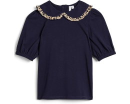 Animal Print Collar Top (Toddler/Little Kid/Big Kid)