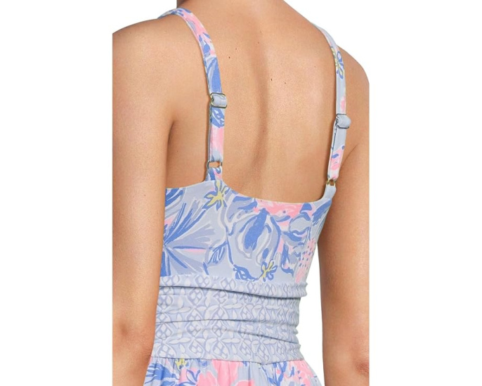 Комбинезон Nemy с юбкой от Lilly Pulitzer с цветочным принтом